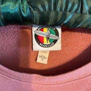 Moondoggies Beach Club Graphic Crewneck Sweatshirt | Size XL